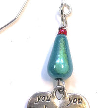 Load image into Gallery viewer, Love You Hearts -- Turquoise