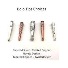 Load image into Gallery viewer, Build Your Own Bolo -- Jeweled Teal on Cobalt