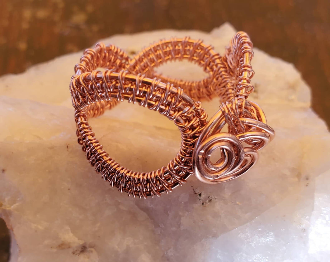 Adjustable copper ring